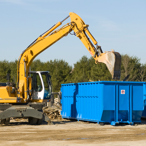 are there any restrictions on where a residential dumpster can be placed in Deposit New York